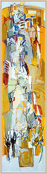 Inge Rasmussen. Vertikal by. 180x50 cm.